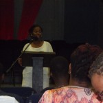 Speaking at the Portmore Missionary Church in Jamaica 2014
